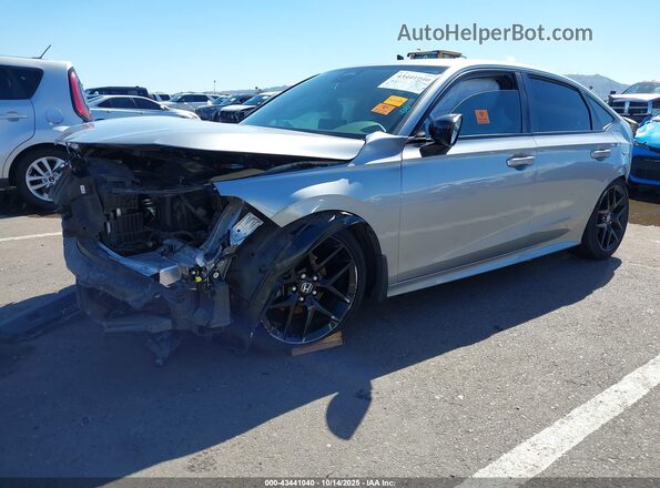 2HGFE2F50NH549485 2022 HONDA CIVIC Серый Передняя левая четверть
