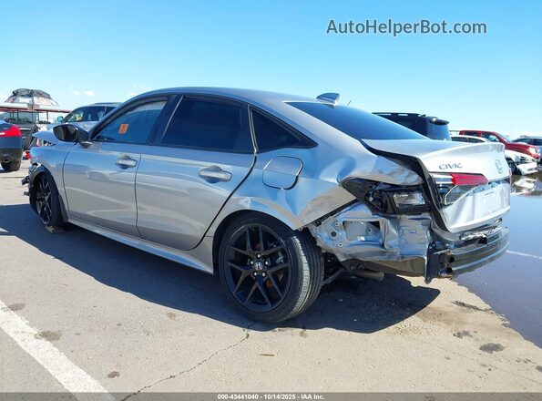 2HGFE2F50NH549485 2022 HONDA CIVIC Серый Задняя левая четверть