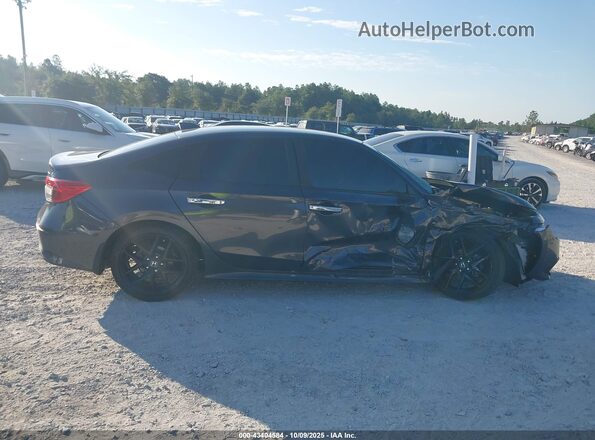 2HGFE2F51NH507181 2022 HONDA CIVIC Серый Вид задней части салона
