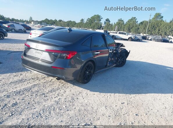 2HGFE2F51NH507181 2022 HONDA CIVIC Серый Задняя правая четверть