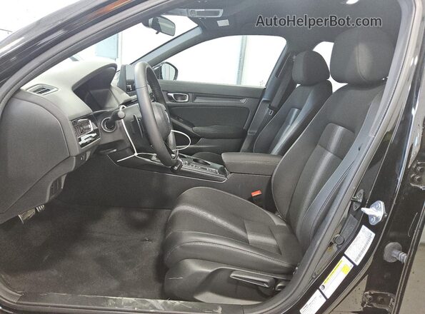 2HGFE2F53SH509722 2025 HONDA CIVIC Черный Вид салона спереди