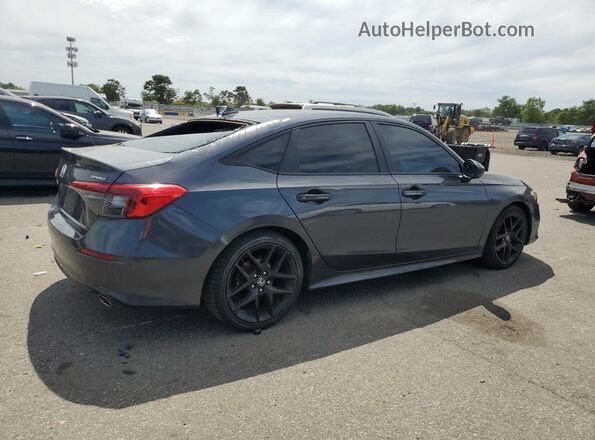 2HGFE2F58NH522230 2022 HONDA CIVIC Угольный Задняя правая четверть