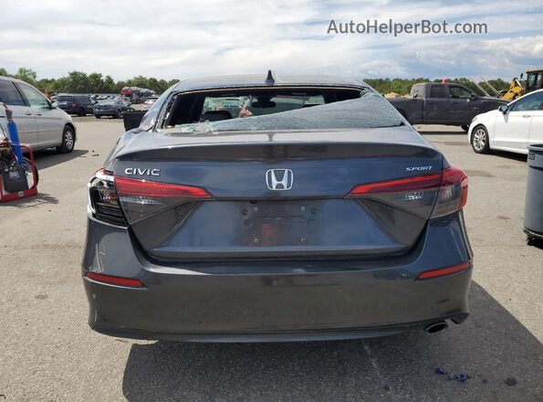 2HGFE2F58NH522230 2022 HONDA CIVIC Угольный Вид сзади