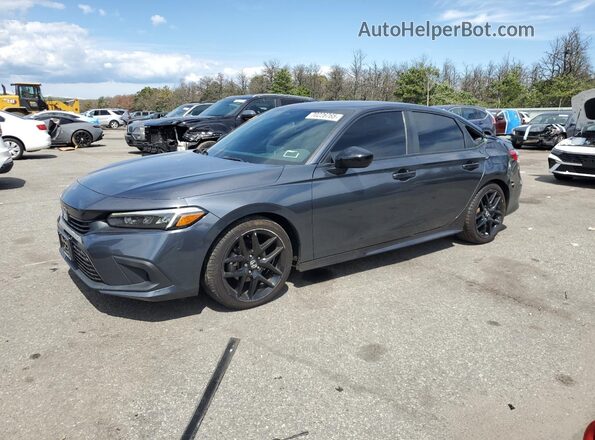 2HGFE2F58NH522230 2022 HONDA CIVIC Угольный Передняя левая четверть