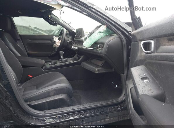 2HGFE2F5XSH560585 2025 HONDA CIVIC SEDAN Черный Вид салона спереди