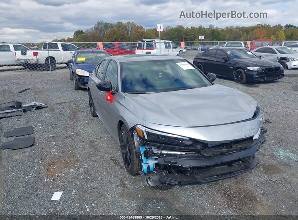 2HGFE4F80TH306021 2026 HONDA CIVIC HYBRID Gray Front right