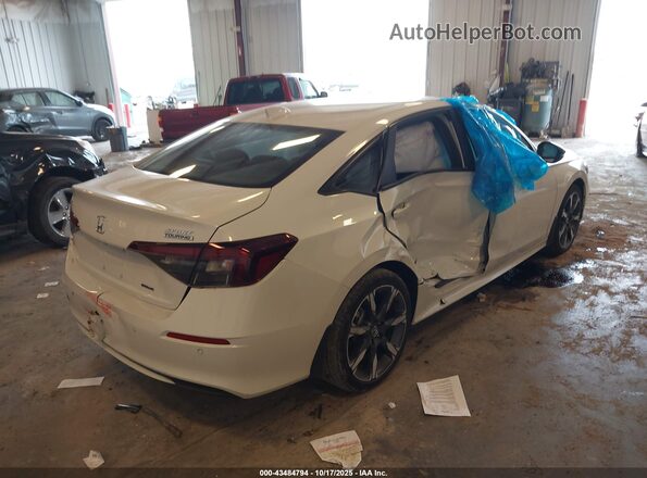 2HGFE4F85SH329261 2025 HONDA CIVIC HYBRID Белый Задняя правая четверть