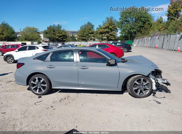 2HGFE4F85TH303695 2026 HONDA CIVIC HYBRID Серый Вид задней части салона