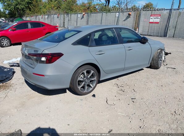 2HGFE4F85TH303695 2026 HONDA CIVIC HYBRID Серый Задняя правая четверть