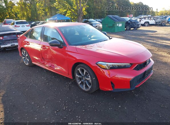 2HGFE4F87SH317225 2025 HONDA CIVIC HYBRID Red Delantero derecho