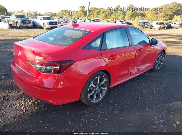 2HGFE4F87SH317225 2025 HONDA CIVIC HYBRID Red Trasero derecho