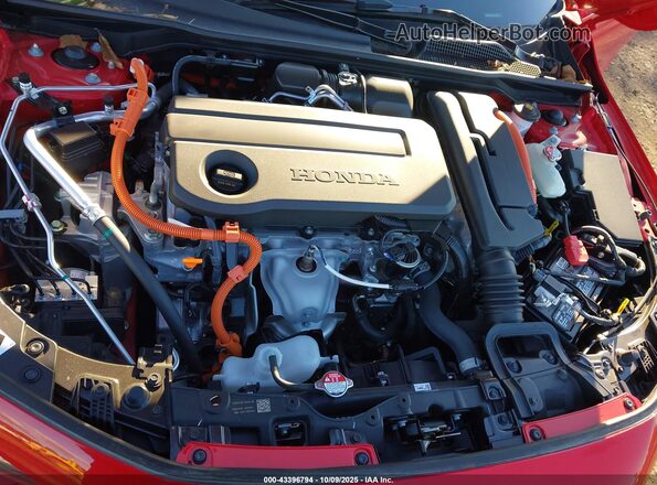 2HGFE4F87SH317225 2025 HONDA CIVIC HYBRID Red Vista trasera