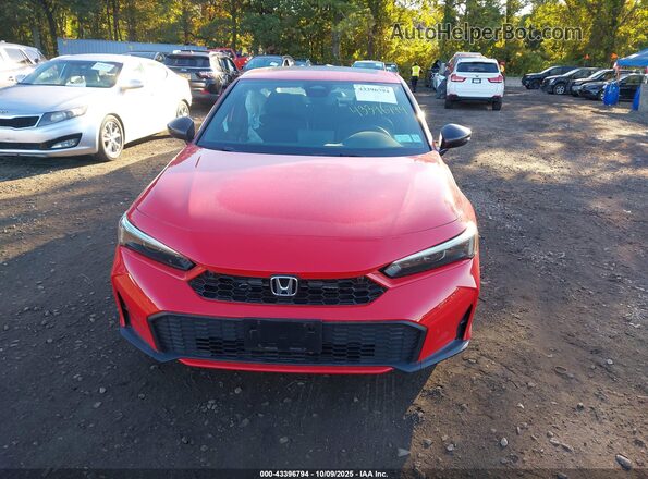 2HGFE4F87SH317225 2025 HONDA CIVIC HYBRID Red Vista del cuadro de instrumentos