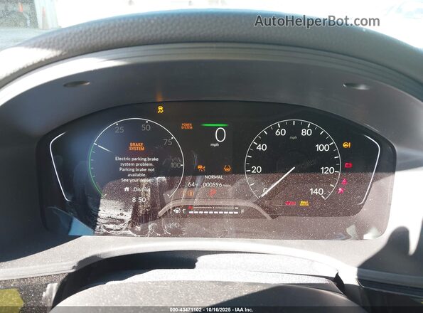 2HGFE4F8XTH310982 2026 HONDA CIVIC HYBRID Gray Widok tylnych siedzeń
