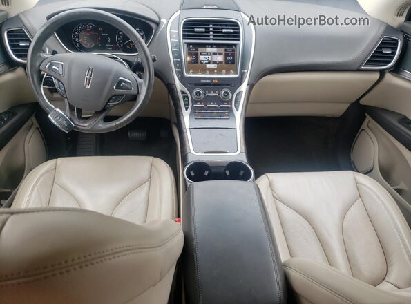 2LMPJ6KR2JBL17675 2018 LINCOLN MKX Синий Вид панели приборов