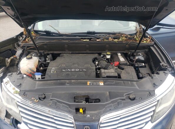 2LMPJ6KR2JBL17675 2018 LINCOLN MKX Синий Вид подкапотного пространства