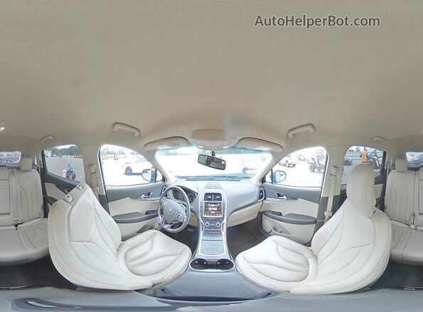 2LMPJ6KR2JBL17675 2018 LINCOLN MKX Синий Панорамный вид салона 360°