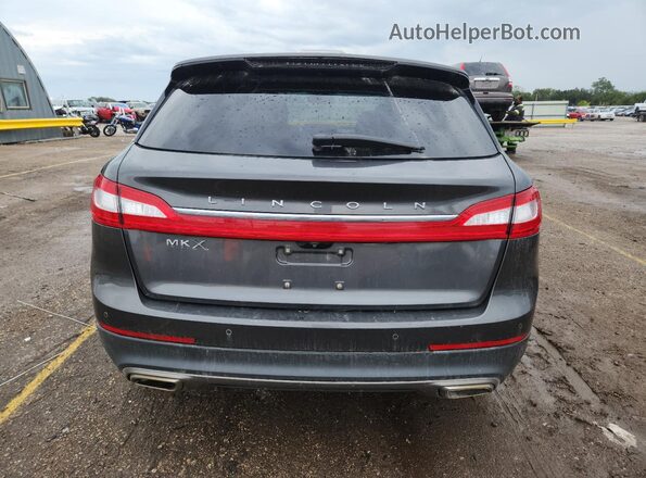 2LMPJ6LR0JBL12182 2018 LINCOLN MKX Серый Вид сзади