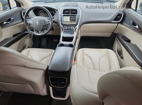 2LMPJ6LR0JBL12182 2018 LINCOLN MKX Серый Вид панели приборов
