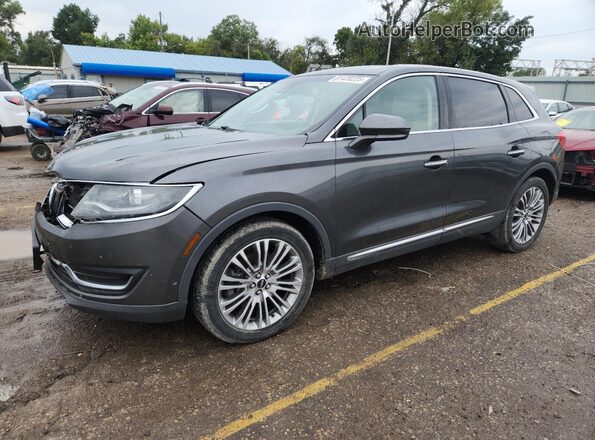 2LMPJ6LR0JBL12182 2018 LINCOLN MKX Серый Передняя левая четверть