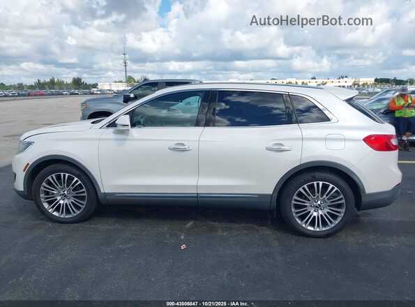 2LMPJ6LR0JBL26437 2018 LINCOLN MKX White Widok wnętrza 360 stopni