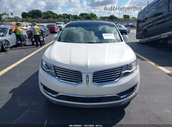 2LMPJ6LR0JBL26437 2018 LINCOLN MKX White Widok z przodu