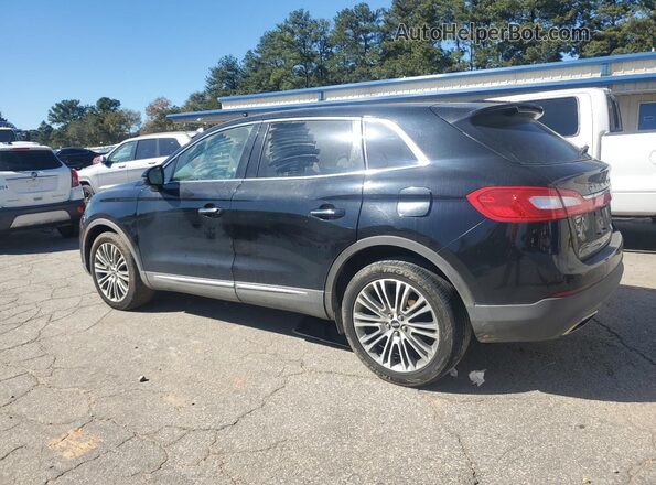 2LMPJ6LR4JBL35481 2018 LINCOLN MKX Черный Задняя левая четверть