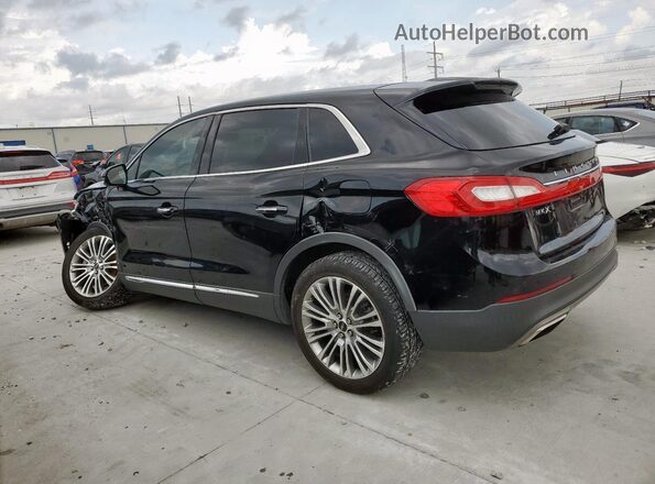 2LMPJ6LR6JBL40956 2018 LINCOLN MKX Black უკანა მარცხენა