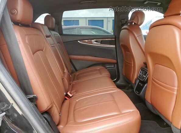 2LMPJ6LR6JBL40956 2018 LINCOLN MKX Black უკანა სალონის ხედი