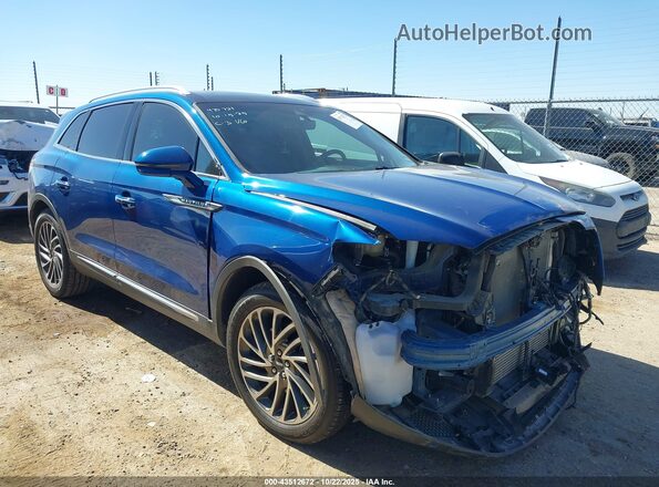 2LMPJ8KP0LBL28087 2020 LINCOLN NAUTILUS Blue Przód prawy
