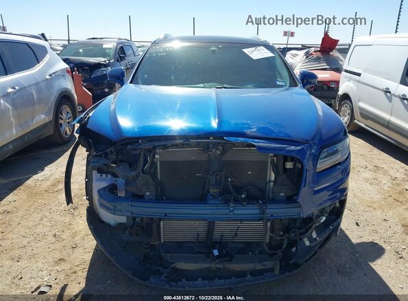 2LMPJ8KP0LBL28087 2020 LINCOLN NAUTILUS Blue Widok z przodu