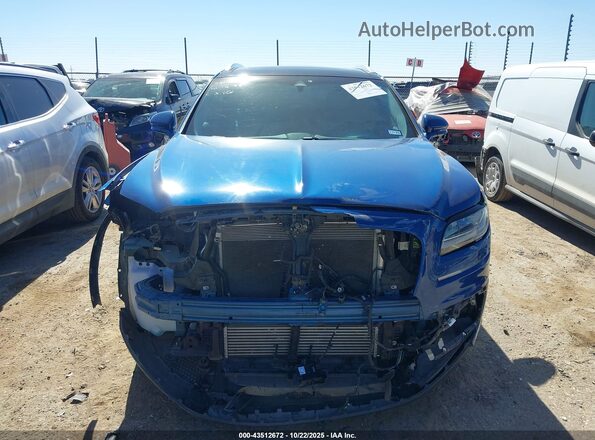 2LMPJ8KP0LBL28087 2020 LINCOLN NAUTILUS Blue Widok wnętrza z tyłu