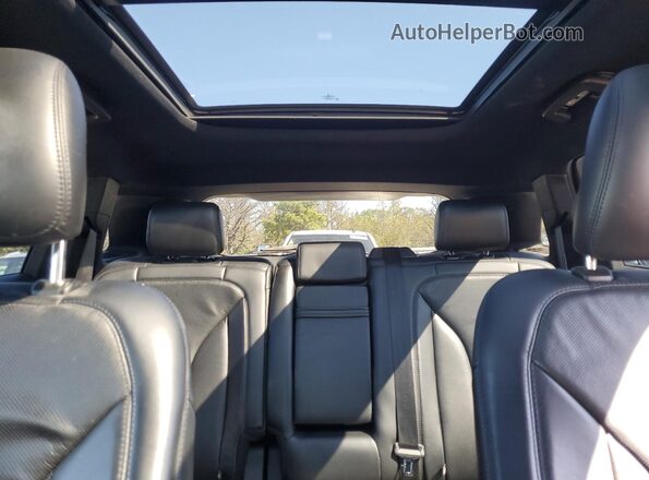 2LMPJ8LR8JBL34507 2018 LINCOLN MKX Black უკანა სავარძლების ხედი