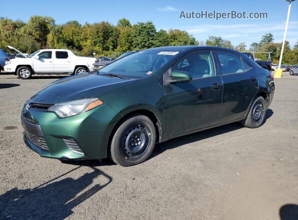 2T1BURHE0GC626438 2016 TOYOTA LL Зеленый Передняя левая четверть