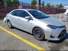 2018 Toyota Corolla Le Серебряный vin: 2T1BURHE3JC066597