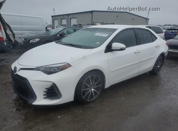 2T1BURHE4HC838485 2017 TOYOTA LL White Առջևի ձախ երեք քառորդ տեսարան