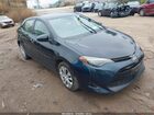 2018 Toyota Corolla Le Blue vin: 2T1BURHE6JC975868
