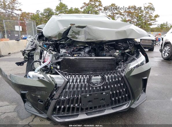 2T2AGCEZ7SC086971 2025 LEXUS NX 350 Зеленый Вид задней части салона