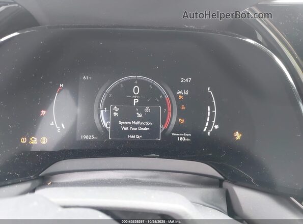 2T2BAMBA7RC026242 2024 LEXUS RX 350 White Widok tylnych siedzeń