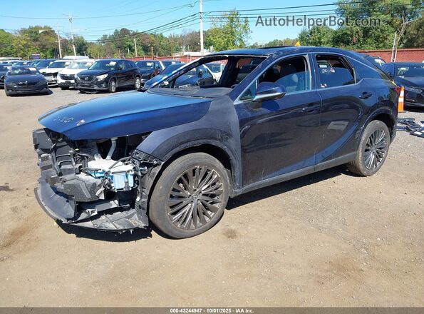 2T2BAMCA2PC024121 2023 LEXUS RX 350 Синий Передняя левая четверть