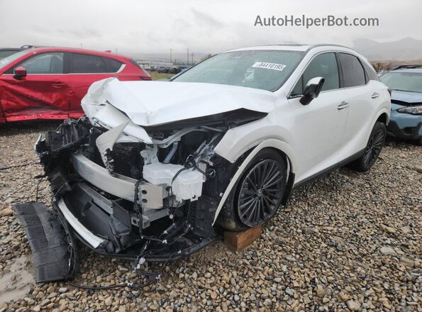 2T2BAMCA3SC093585 2025 LEXUS RX White Առջևի ձախ երեք քառորդ տեսարան