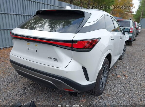 2T2BAMCA5SC090719 2025 LEXUS RX 350 Белый Задняя правая четверть