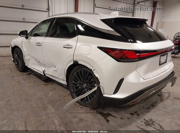 2T2BAMCA8SC112387 2025 LEXUS RX 350 White უკანა მარცხენა