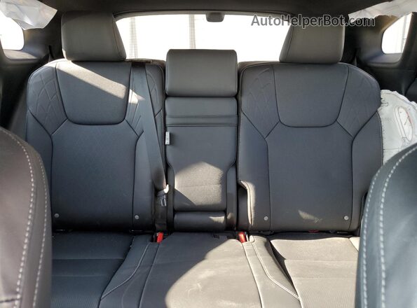 2T2BAMCAXSC094460 2025 LEXUS RX White Rear seats view