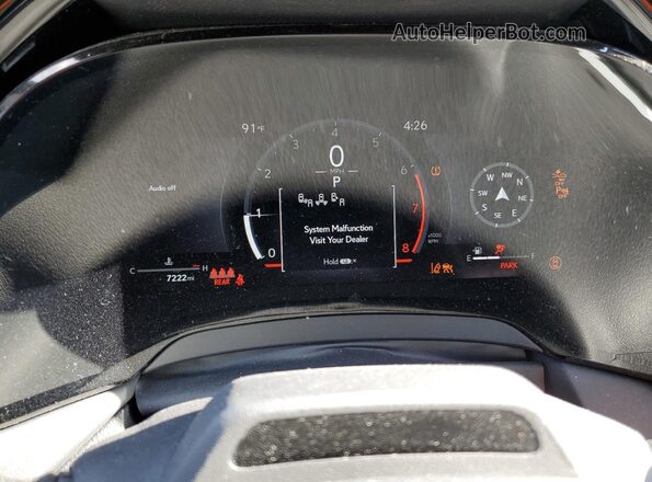 2T2BAMCAXSC094460 2025 LEXUS RX White Instrument cluster view