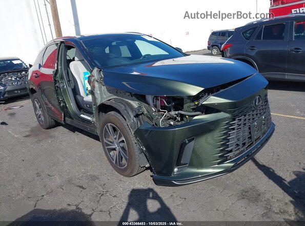 2T2BBMCA0PC010442 2023 LEXUS RX 350H Зеленый Передняя правая четверть