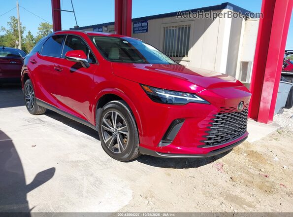 2T2BBMCA3RC032812 2024 LEXUS RX 350H Красный Передняя правая четверть