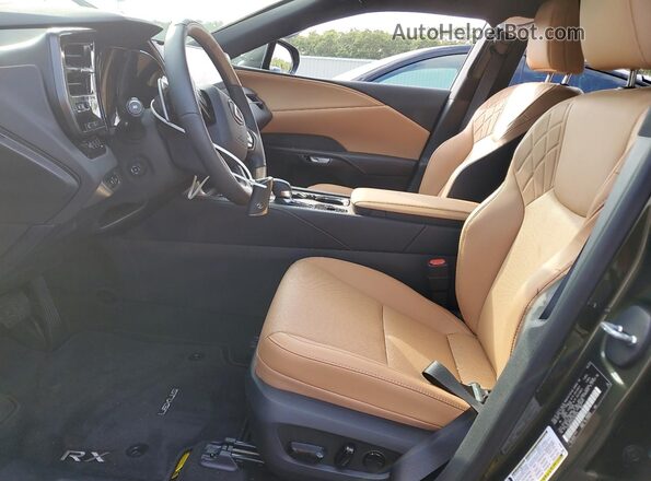 2T2BBMCA4SC083046 2025 LEXUS RX Зеленый Вид салона спереди