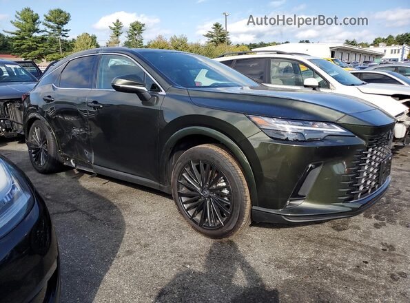 2T2BBMCA4SC083046 2025 LEXUS RX Зеленый Передняя правая четверть