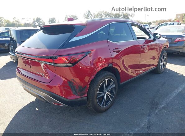 2T2BBMCA5RC042435 2024 LEXUS RX 350H Красный Задняя правая четверть